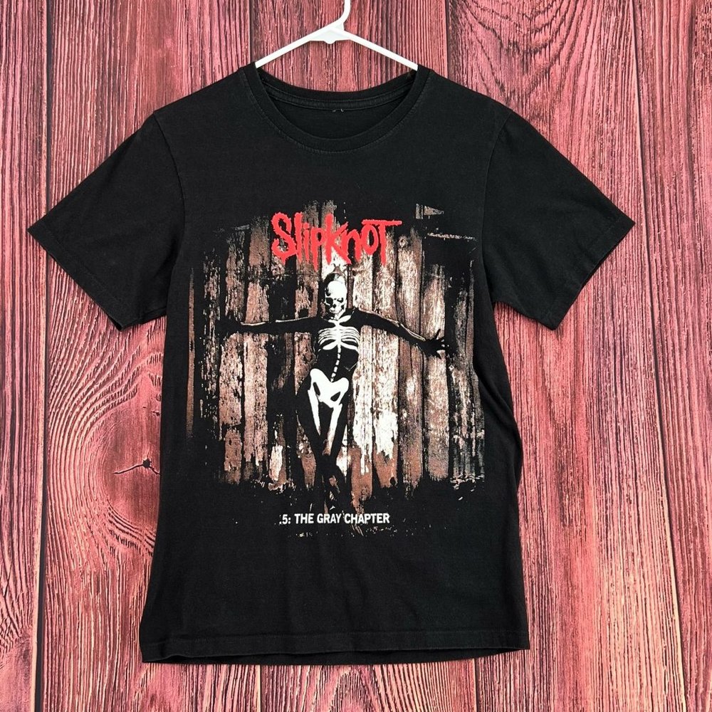 Slipknot 5 The Gray Chapter T-Shirt Adult Size XS/S Black